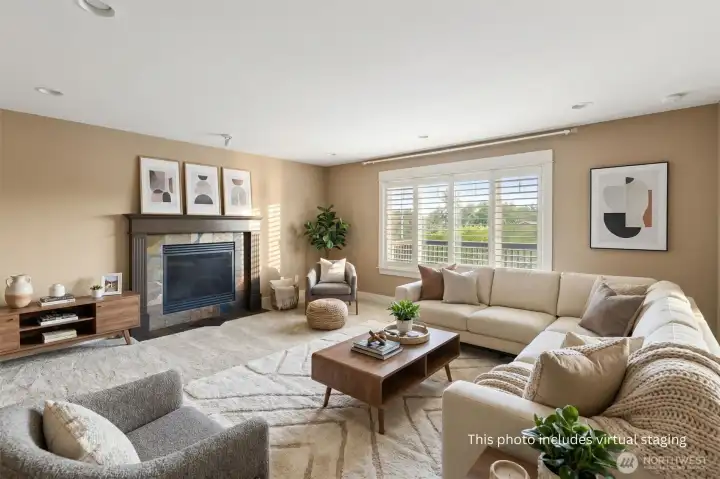 Family Room off Kitchen