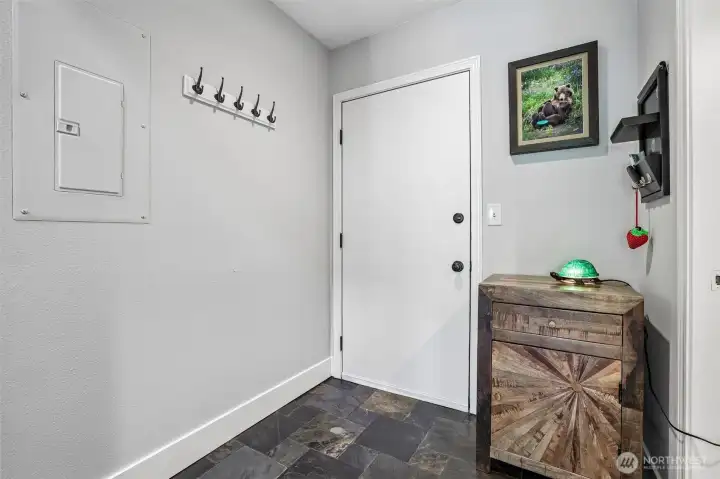 Front entrance from inside