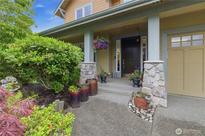 Cozy front porch