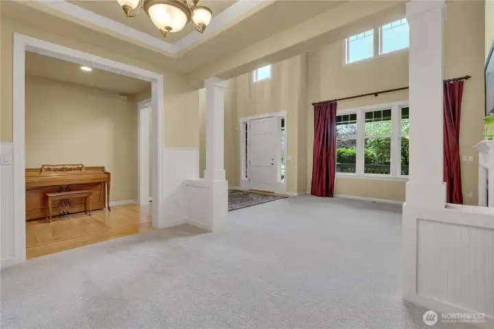 From Dining Room to Living  Rm & Front Door