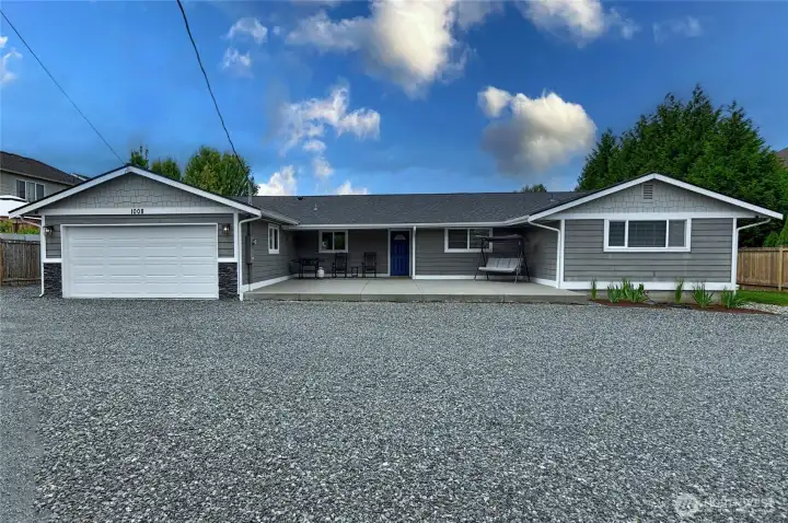 Welcoming front exterior