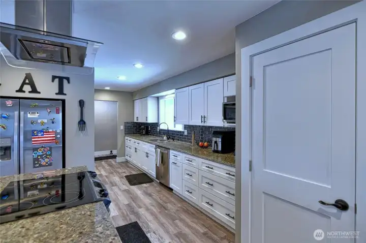 Spacious kitchen with excellent storage