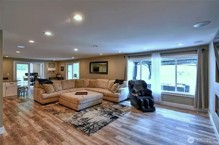 Generous main living space