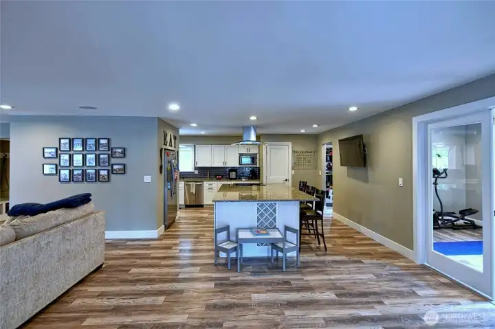 Open layout ideal for everyday living and entertaining