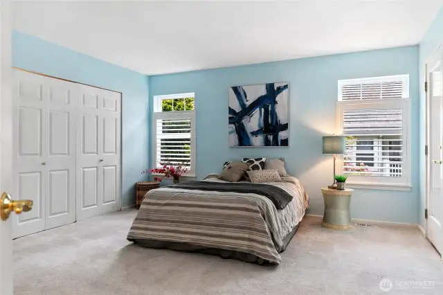 Primary Beddroom with HUGE walk-in closet!
