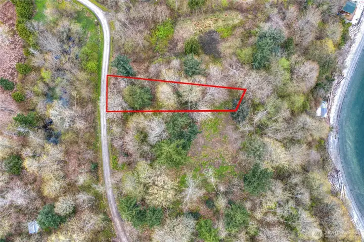 Approximate property lines.