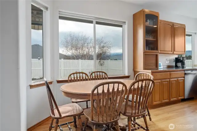 Eating area in kitchen
