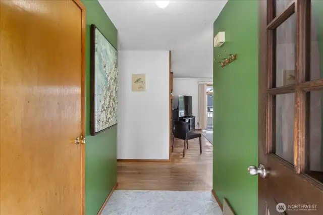 Main floor entry