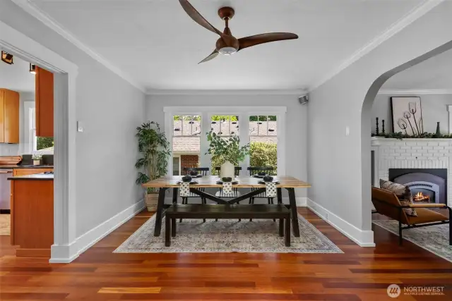 Large dining area