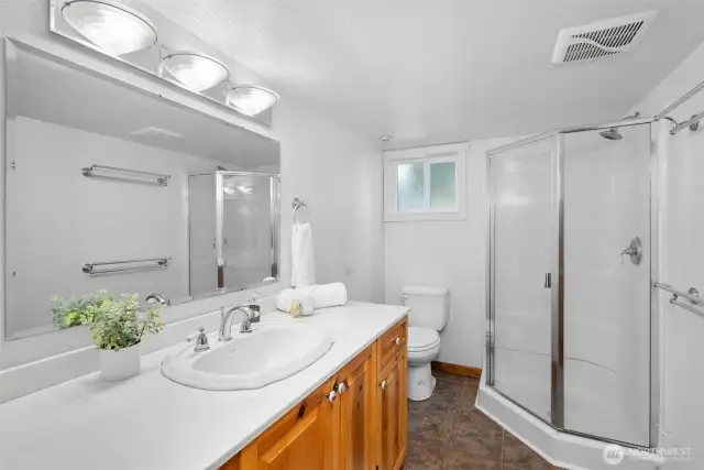 3/4 bath downstairs