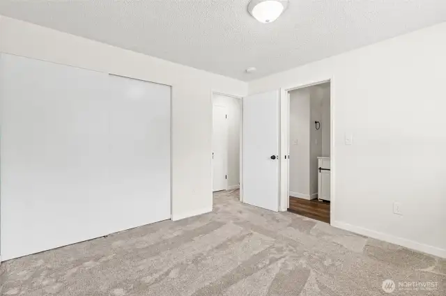 Primary bedroom with bathroom access