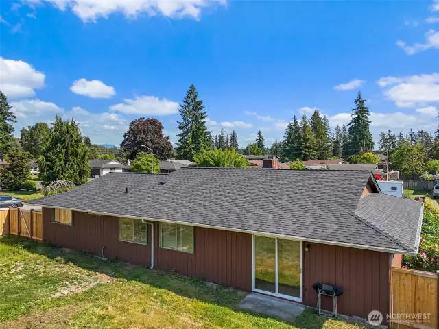 Check out that brand new roof!