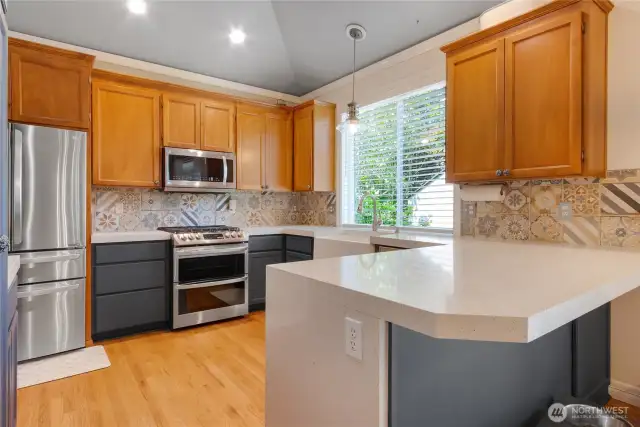Breakfast bar area