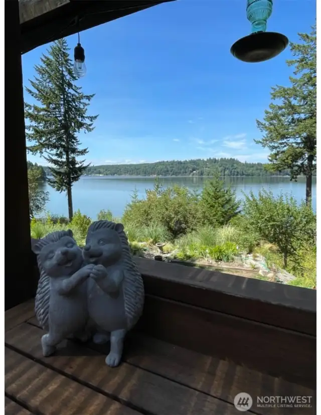 View from deck