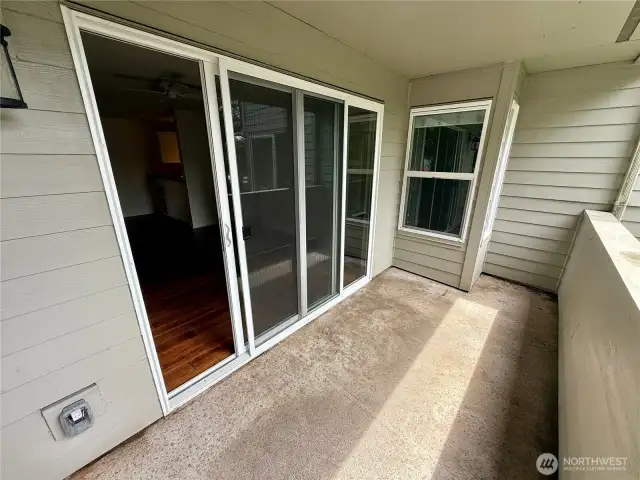 Private Patio for those summer bbq's