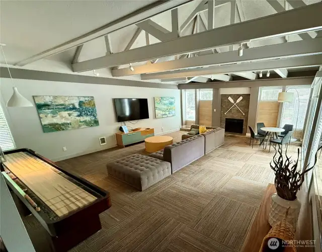 Complex Cabana lounge & game room