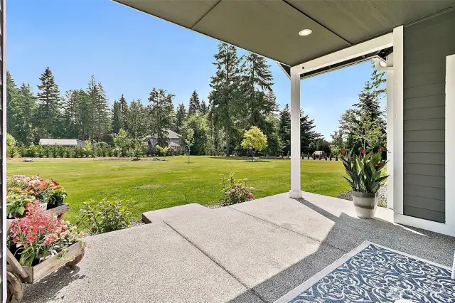Covered patio