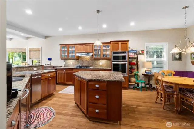Granite counters.
