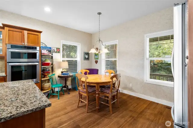 Breakfast nook.