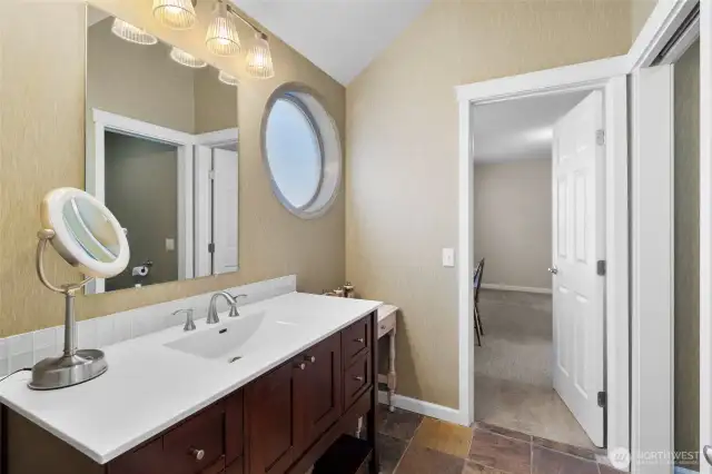 Jack-n-Jill bathroom.