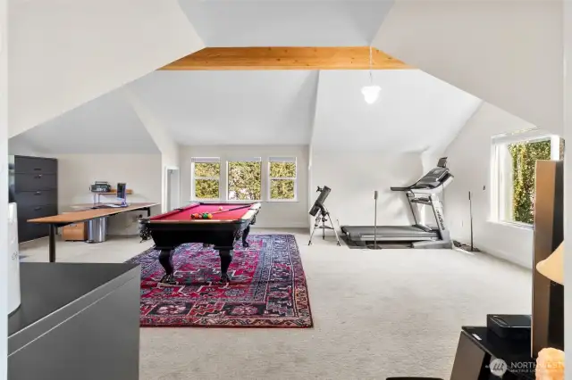 HUGE bonus room that could be split to add another bedroom if needed.