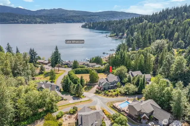 Beautiful Lake Whatcom and mountain views.