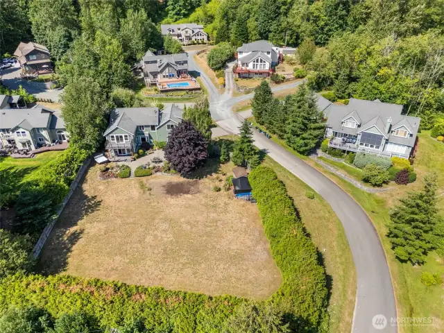 One acre lot for privacy.