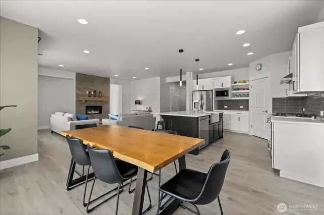 Eat in dining area