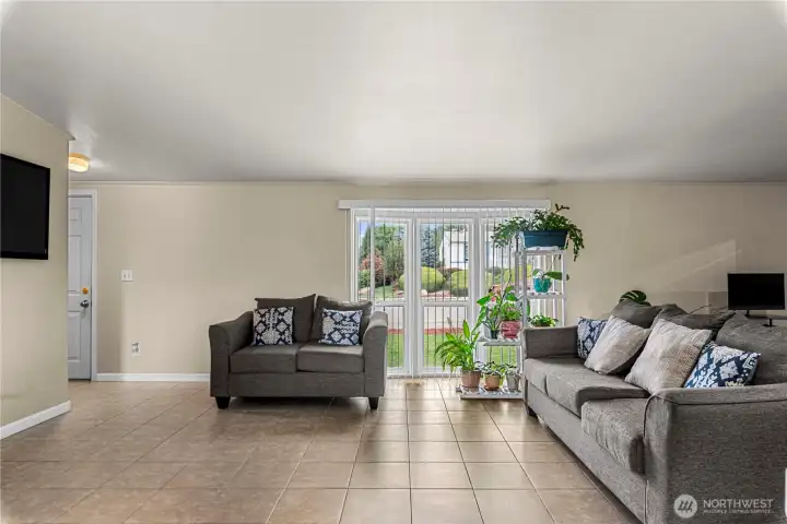 Natural light-filled living room!