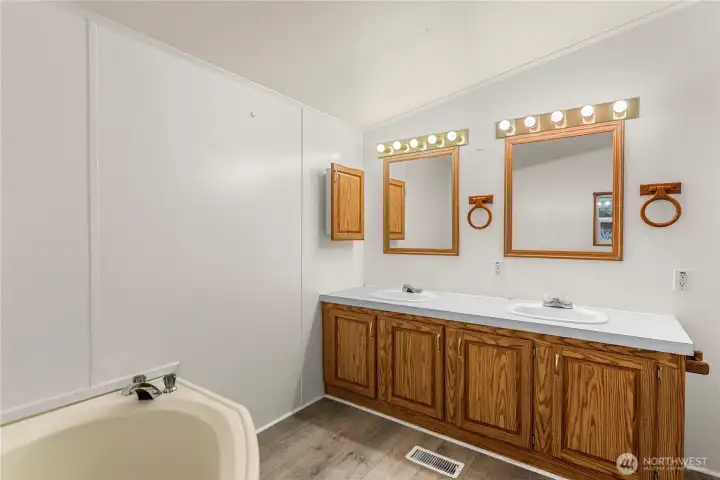 Primary bathroom!