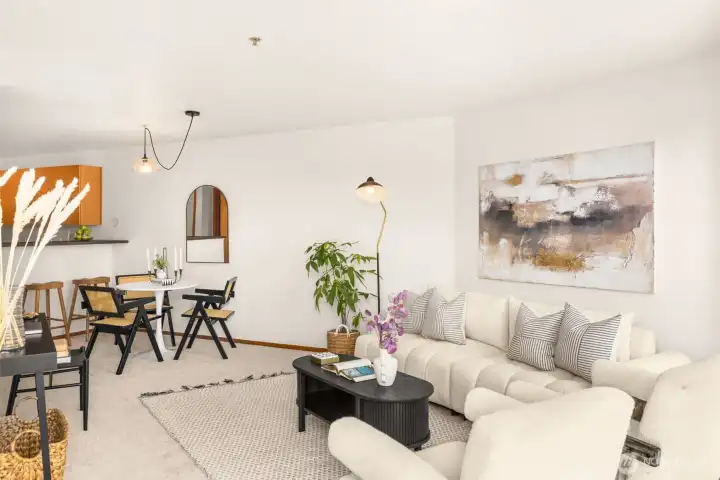 Fabulous upgrades: brand new carpet, fresh interior paint, and more!