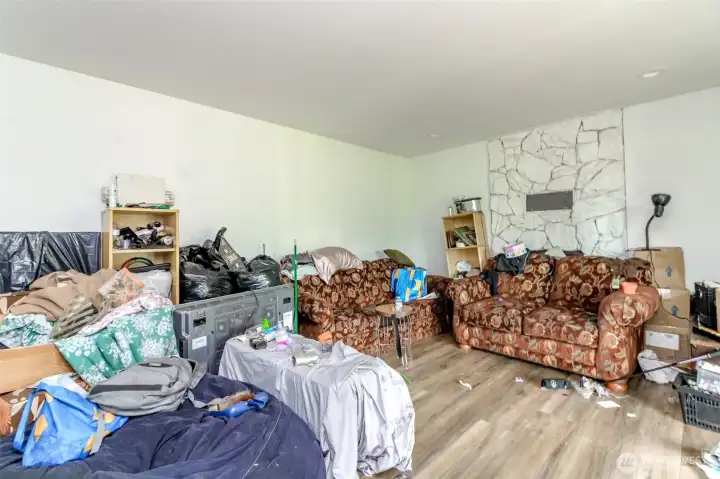 Downstairs living area