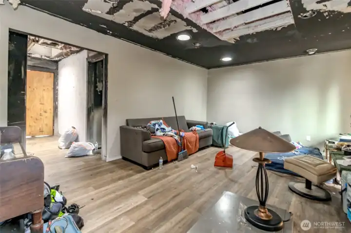Living room area upstairs