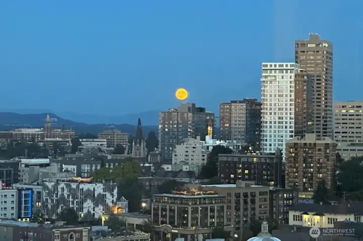 Moonrise view from BR