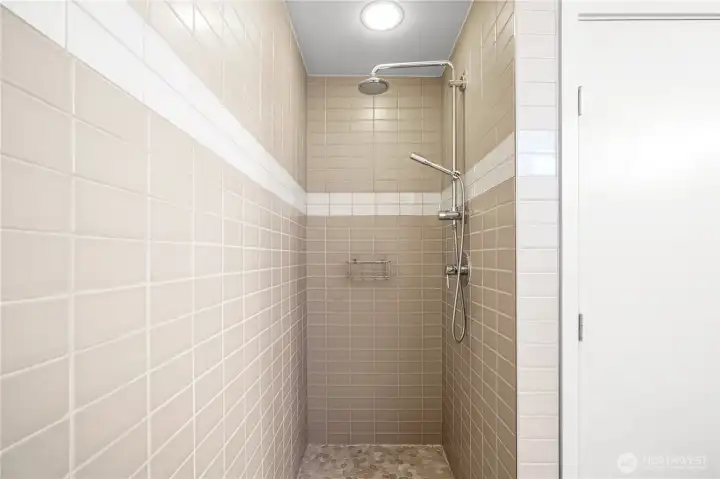 ....a walk-in shower