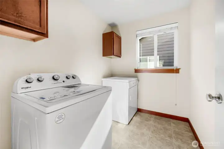 Upstairs Laundy.