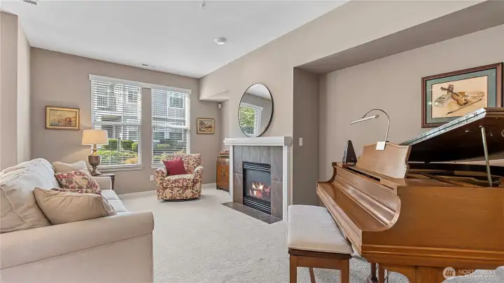 Large Formal Living Room even with room for a Piano!!