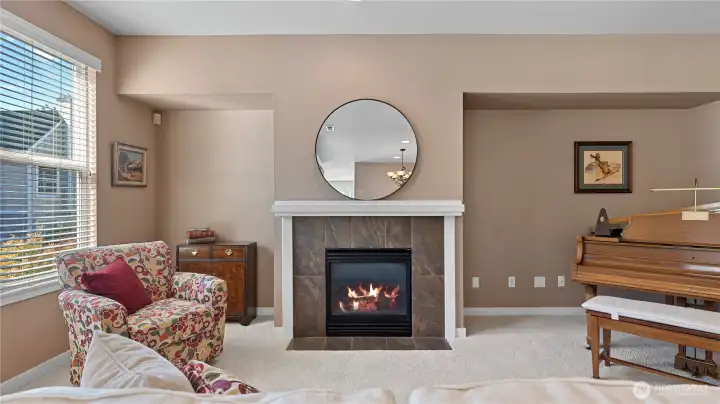 Light and Bright, Sun filled Living Room.