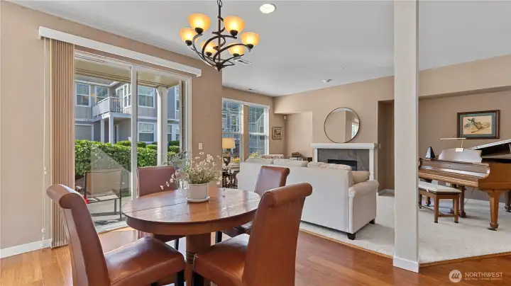 Formal Dining Room with New flooring
