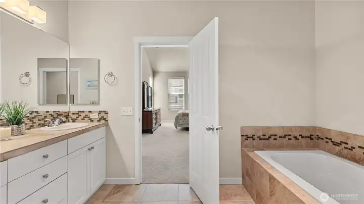 Including a Soaking Tub.