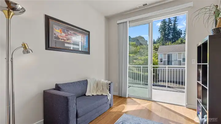 Office, Den, TV Room...your choice with its own Private Balcony.