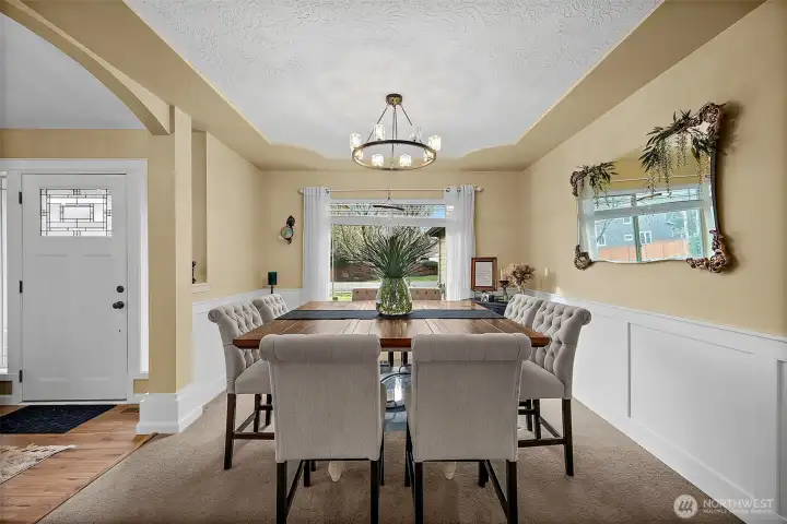 When classy entertaining matters, exquisite dining room