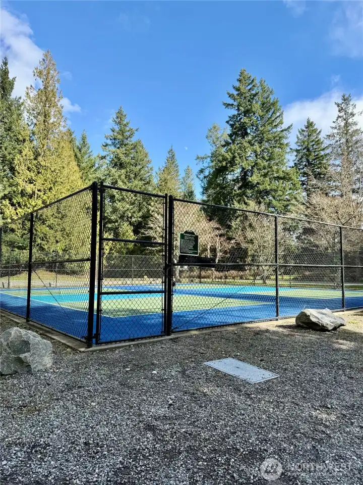 One of 3 athletic courts
