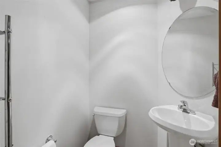 Powder Room downstairs off the kitchen.