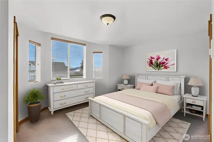 Bedroom 2 virtually staged