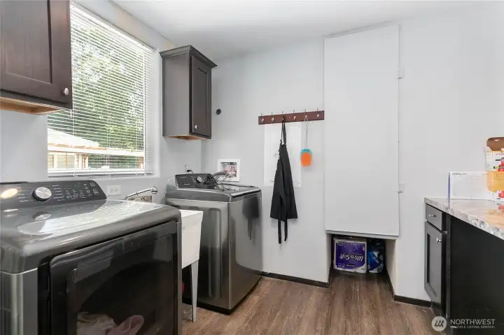 Laundry Room with newer washer and dryer