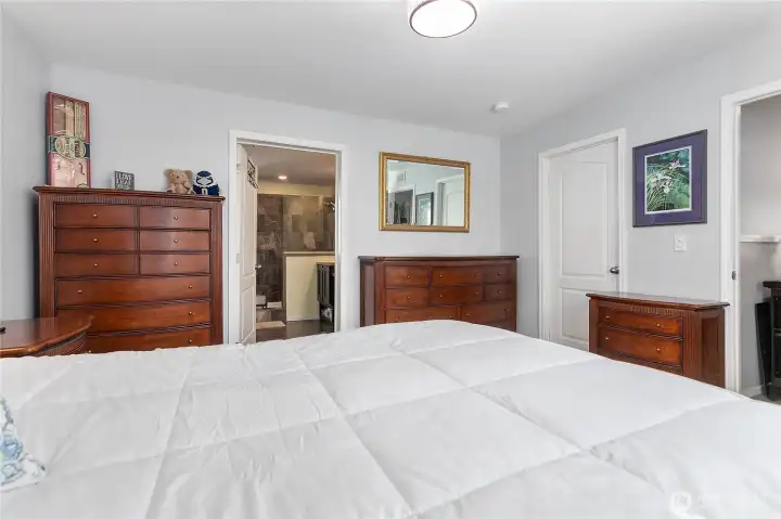 Primary with walk-in closet