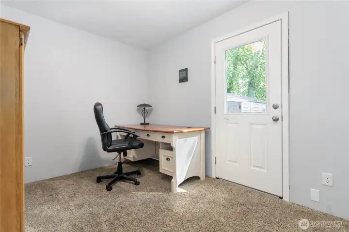 New door installed which allows easy access to backyard