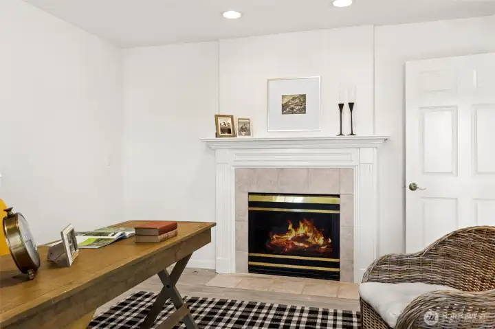 3rd Fireplace in your own private office