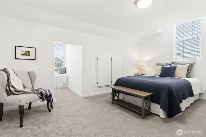 3rd level bedroom suggests another private area